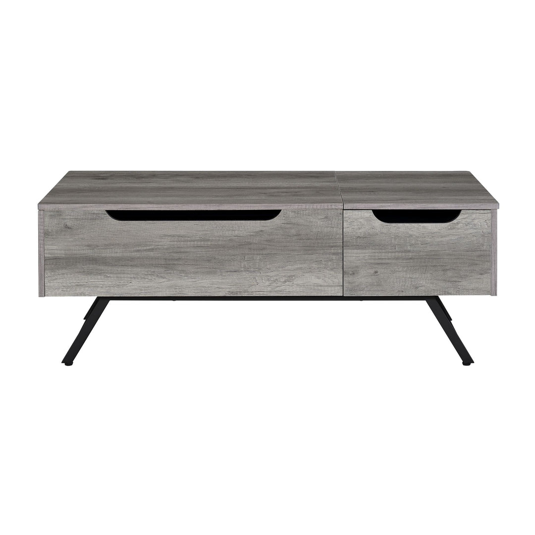 Throm 1-Drawer Coffee Table with Lift Top in Gray Oak