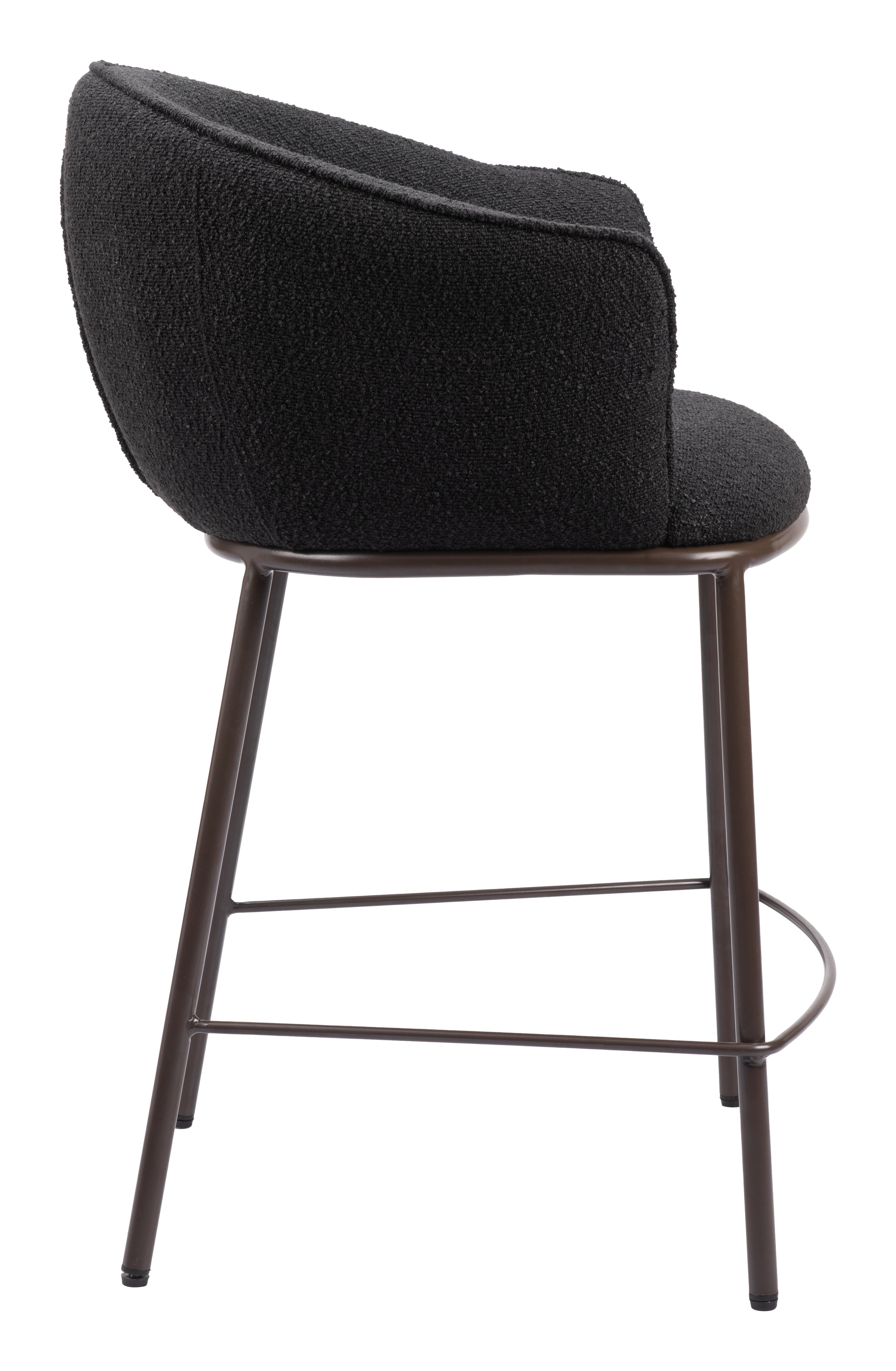 Essen Counter Stool Black & Bronze