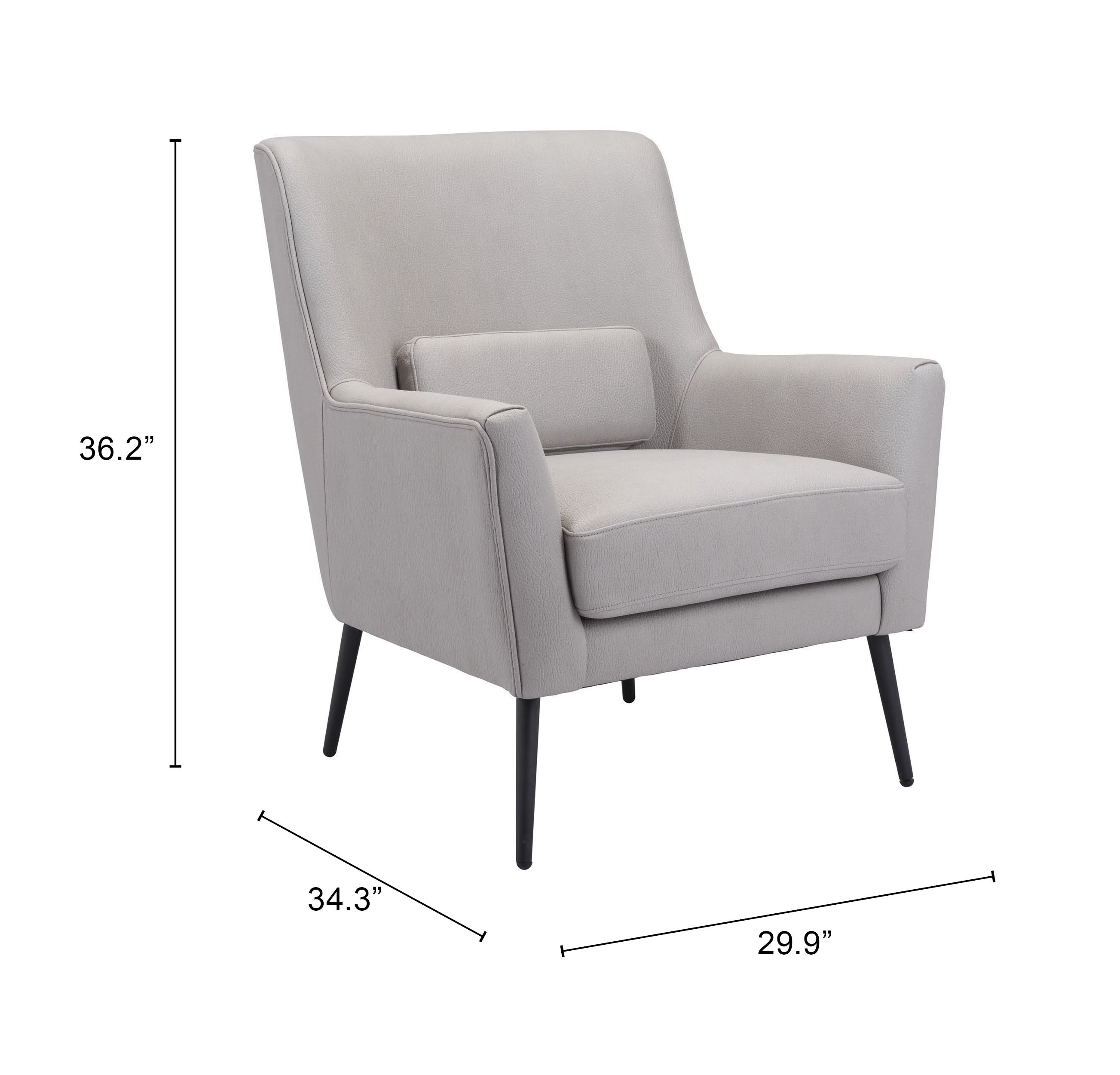 Ontario Accent Chair Gray