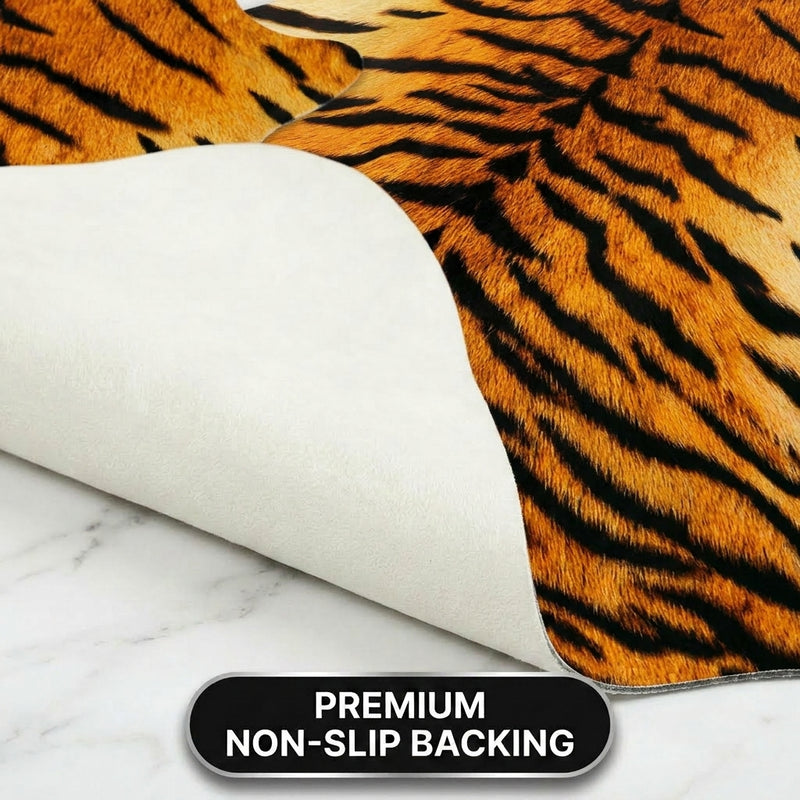 Faux Cowhide Rug – Animal Print Area Rug for Living Room, Bedroom & Office - 5