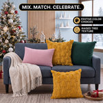 Christmas Pillow Covers 18x18 – Decorative Set of 2 - 5
