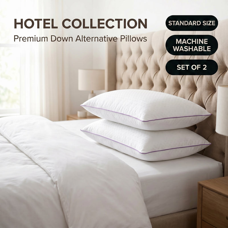 Down Alternative Pillows – Hotel Quality, Medium Support 2, 4 And 6 Pack - 5