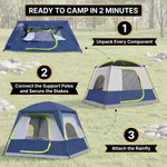 2-4 Person Dome And Cabin Camping Tents - 5