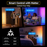 FLOOR LAMP – SMART RGBIC CORNER LAMP WITH MUSIC SYNC - 5