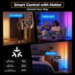FLOOR LAMP – SMART RGBIC CORNER LAMP WITH MUSIC SYNC - 5