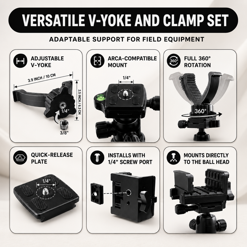 360° Swivel Hunting Chair with Adjustable Legs & Rifle Rest – Portable Tripod Seat - 5