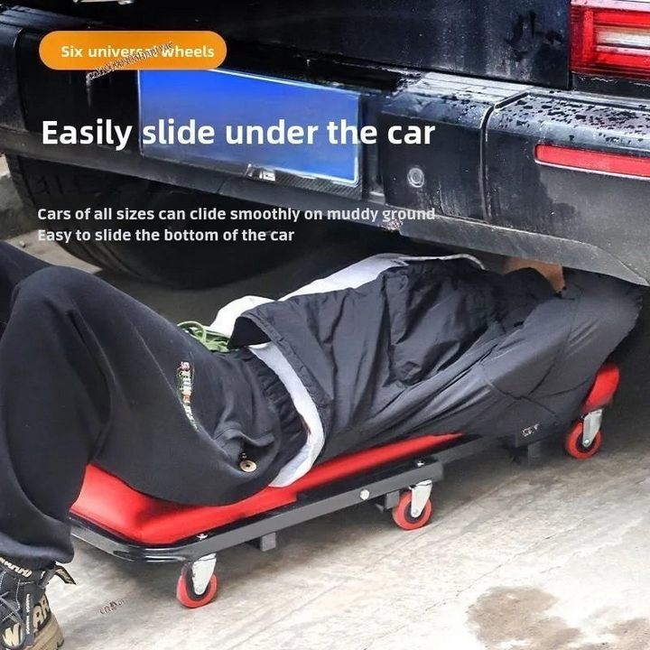 Multifunctional folding dual-purpose repair stool pair lying board Repair work stool Foldable repair stool Lying board tool