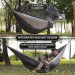 Camping Hammock with Mosquito Net – 1-2 Person, Nylon - 5