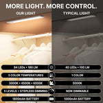 Rechargeable Under Cabinet Lights with Motion Sensor, 2-Pack - 5