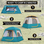 2-4 Person Dome And Cabin Camping Tents - 5