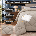 BEDDING SETS – 7-PIECE COMFORTER SET WITH SHEETS - 5