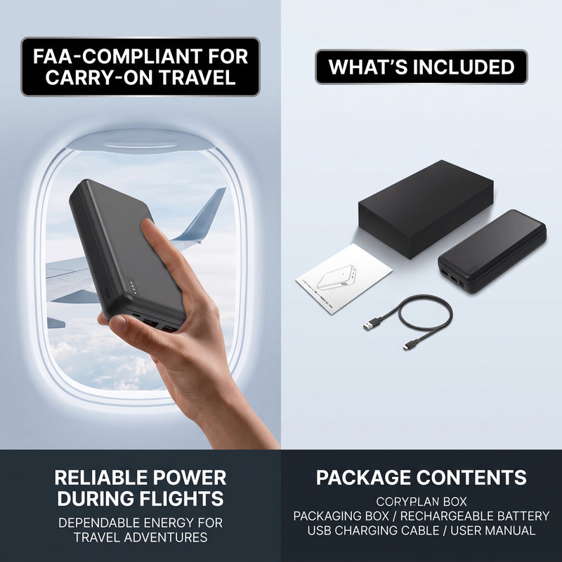 15,000–20,000MAH 5V/2A USB BATTERY PACK – RECHARGEABLE POWER BANK FOR HEATED CAMPING CHAIRS & BLANKETS - 5