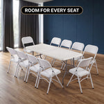 8 ft Heavy Duty Folding Table - 5