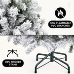 PRE LIT CHRISTMAS TREE – COLOR CHANGING LED LIGHTS WITH REMOTE CONTROL - 5