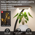 PLANT STAND WITH GROW LIGHTS – MULTI-TIER INDOOR SHELF - 5