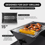Portable Folding Charcoal Grill & Campfire Fire Pit - 5