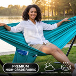 Double Hammock with Steel Stand – Indoor & Outdoor Comfort - 5
