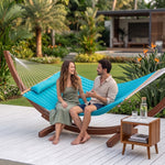 2-Person Quilted Outdoor Hammock 12FT – Double Layer with Pillow & Storage - 5
