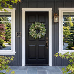 EUCALYPTUS WREATH FOR FRONT DOOR – FARMHOUSE GREENERY DÉCOR - 5
