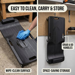 Low Profile Rolling Garage Creeper - Mechanic Creeper with Padded Headrest & Tool Trays, Under Car Roller for Automotive Repair, Rolling Car Creeper - 5