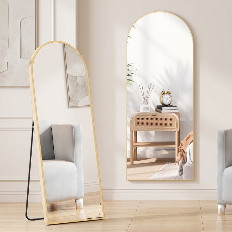 FULL LENGTH MIRROR – ARCHED STANDING & WALL-MOUNT DESIGN - 5