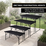 4 ft Adjustable Folding Camping Table - 5