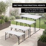 4 ft Adjustable Folding Camping Table - 5