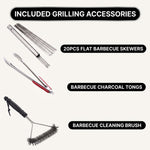 PORTABLE CHARCOAL HIBACHI GRILL – COMMERCIAL-QUALITY FOLDABLE BBQ GRILL FOR CAMPING, BACKYARD & OUTDOOR COOKING - 5