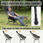 Ultra-Compact High Back Folding Camping Chair – Lightweight & Portable - 5