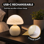 MUSHROOM LAMP – CORDLESS, RECHARGEABLE & TOUCH-DIMMABLE - 5