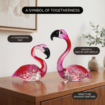 Glass Flamingo Figurine – Hand-Blown Art Glass Decor - 5