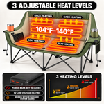 Heated Camping Chair – Single Chair & Double Loveseat Options - 5