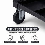Rolling Mechanic Stool with Tool Tray - Creeper Seat with Wheels for Garage & Shop, Rolling Work Stool with Wheels for Mechanics, Auto Repair Workshop - 5