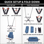 Ultra-Compact High Back Folding Camping Chair – Lightweight & Portable - 5
