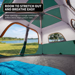 5–8 PERSON FAMILY DOME CAMPING TENT – WATERPROOF OUTDOOR TENT WITH RAINFLY & CARRY BAG - 5