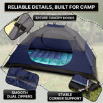 2-4 PERSON LIGHTWEIGHT BACKPACKING DOME CAMPING TENTS - 5