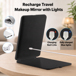 Portable LED Makeup Mirror – Rechargeable, Adjustable Brightness, Compact & Travel-Friendly - 5