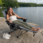 Premium Reclining Outdoor Camping Chair – Adjustable Comfort Seat - 5