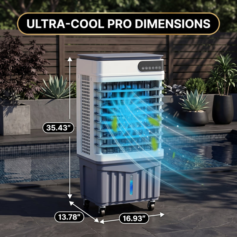 3-in-1 Evaporative Air Cooler Tower Fan with Remote Control - 5