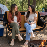 Oversized Padded 2-Person Folding Camping Loveseat Chair – Heavy Duty Outdoor Seating - 5