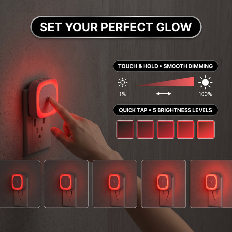 PLUG-IN NIGHT LIGHT – MOTION SENSOR, DUSK-TO-DAWN & DIMMING - 5