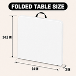 Foldable Table & Step Stool – Heavy-Duty, Portable, Adjustable Height, Indoor/Outdoor Use - 5