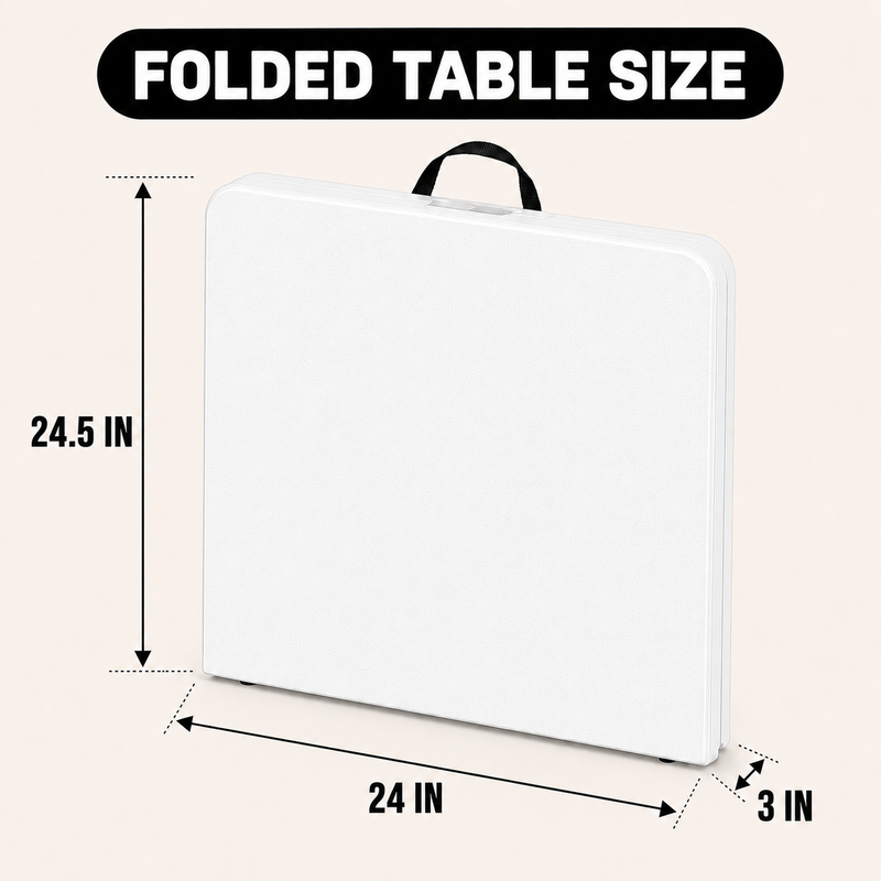 Foldable Table & Step Stool – Heavy-Duty, Portable, Adjustable Height, Indoor/Outdoor Use - 5