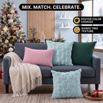 Christmas Pillow Covers 18x18 – Decorative Set of 2 - 5