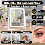 LED Vanity Mirror with Touch Dimming & Magnification - 5