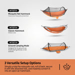 Camping Hammock with Mosquito Net – 1-2 Person, Nylon - 5