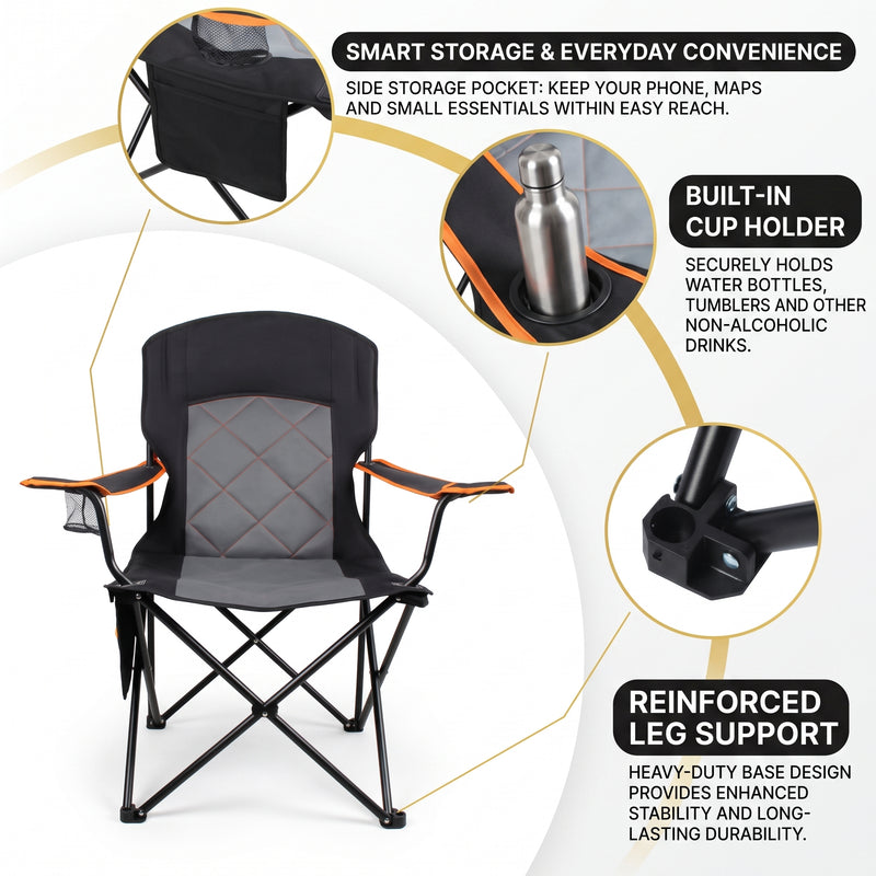 Portable 2-Person Hammock with Steel Stand – Heavy Duty Outdoor & Indoor Relaxation Swing - 5