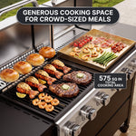 Grate for Outdoor Backyard BBQ Cooking - 5