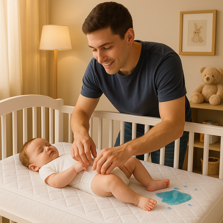 Premium Waterproof Bamboo Terry Crib Mattress Protector - Ultra-Soft 5" Deep Pocket Cover with Silent Protection