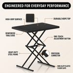 Foldable Table & Step Stool – Heavy-Duty, Portable, Adjustable Height, Indoor/Outdoor Use - 5